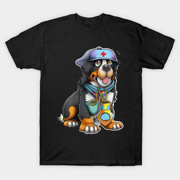 Bernese Mountain Dog T-Shirt by AtkissonDesign